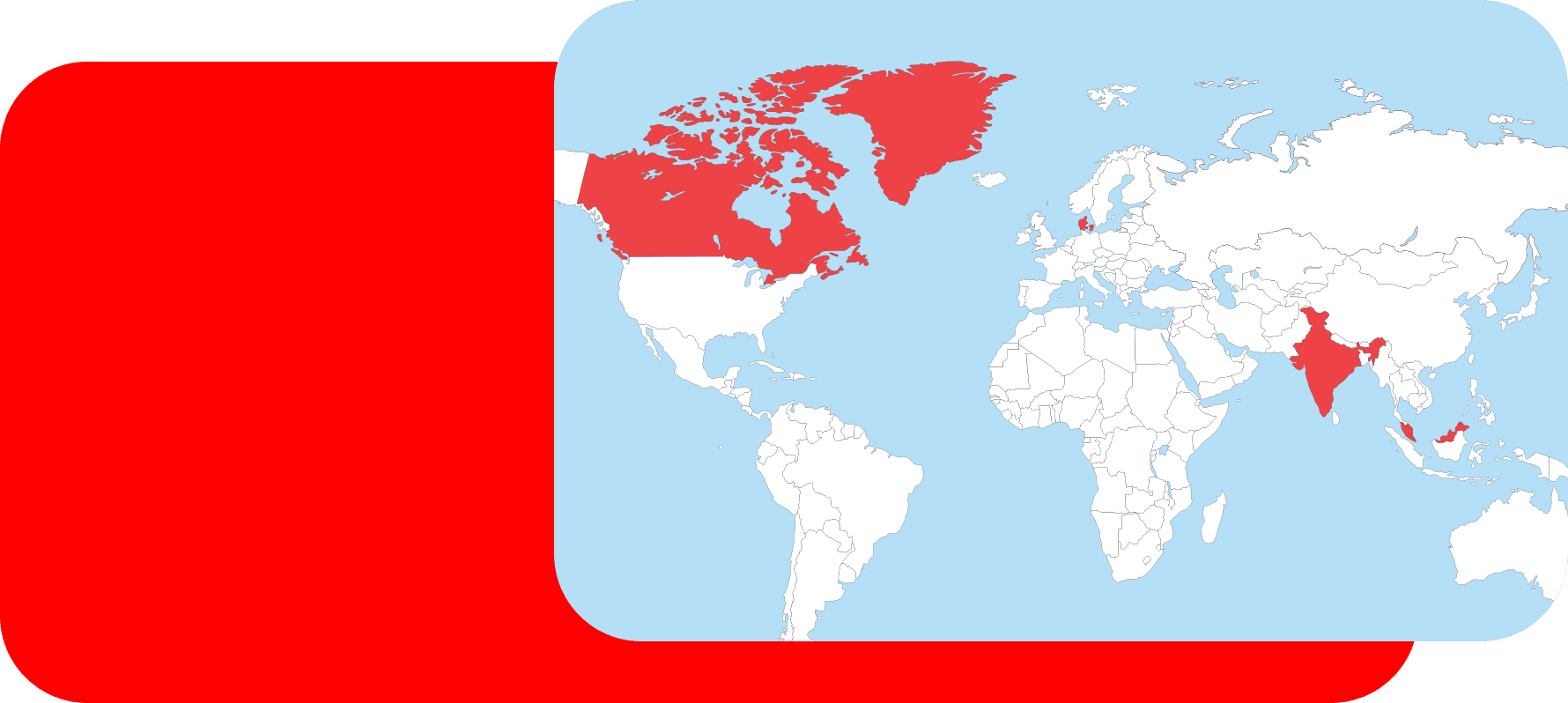 Ryze Global Presence Map